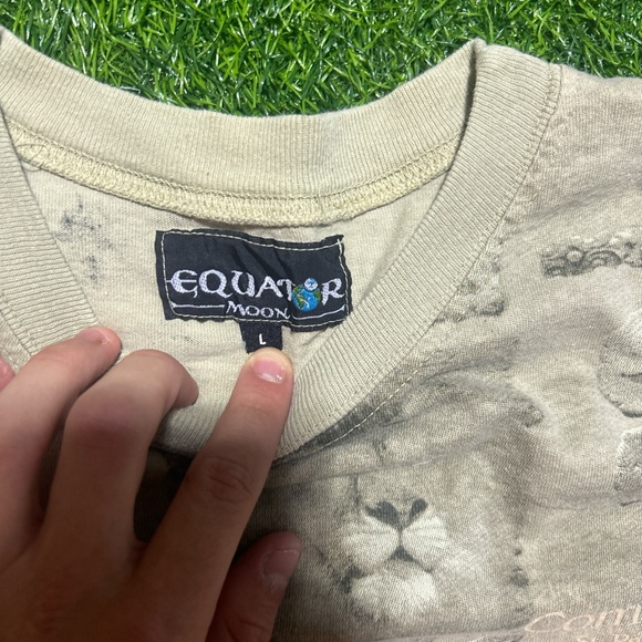 Vintage 90’s Como Zoo Vintage AOP - Picture 2 of 6